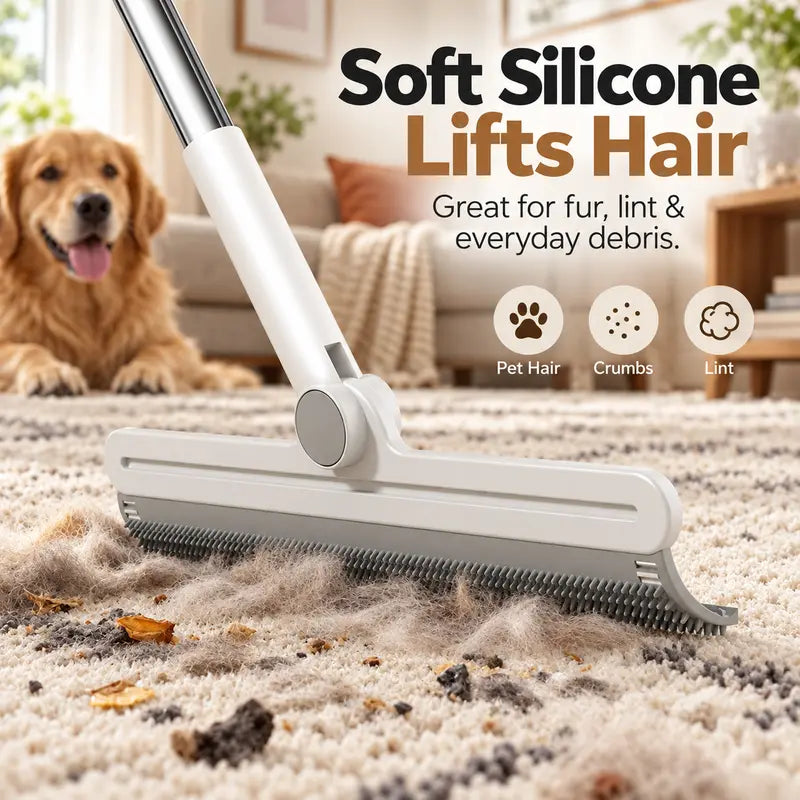 Pet Hair Remover Brush for Effortless Removal of Dog and Cat Fur from Furniture, Carpets, and Clothing